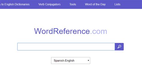 wordreference english spanish|English.